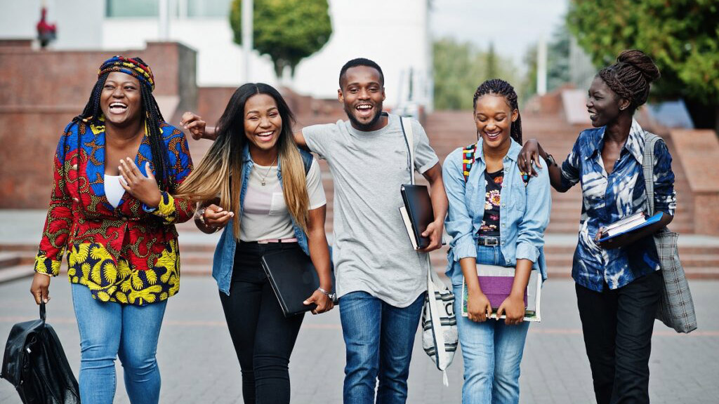Students Walking